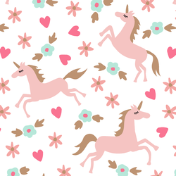 Large Magical Unicorns in Love Ya