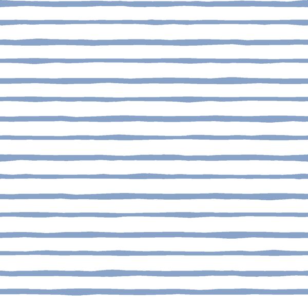 Artisan Stripe in Cornflower on White