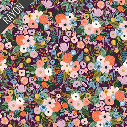 Petite Garden Party Rayon in Burgundy