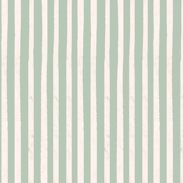 Party Pinstripe in Soft Green