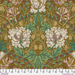Honey Suckle and Tulip in Gold