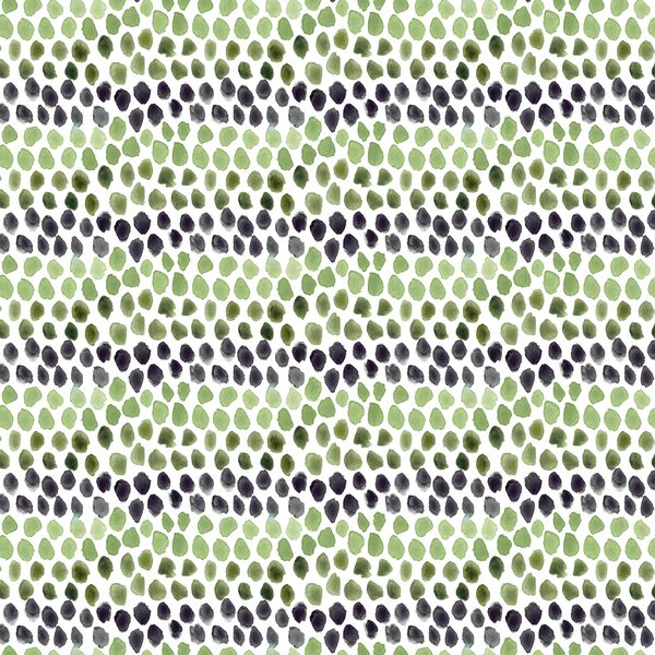 Watercolor Dots in Botanical