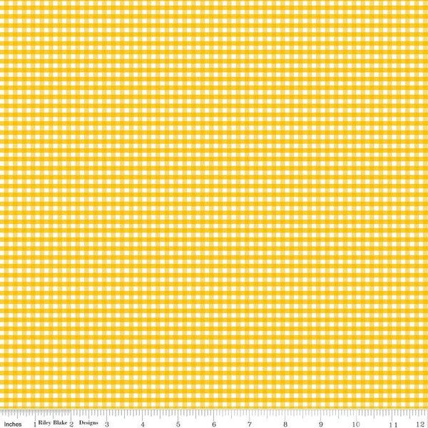 1/8" Gingham in Mustard