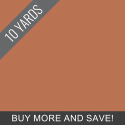Pure Solid in Sienna Brick - 10 Yard Bolt