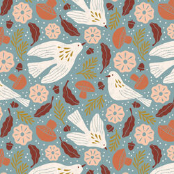 Birds in Blue