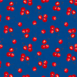 Cherries in Navy