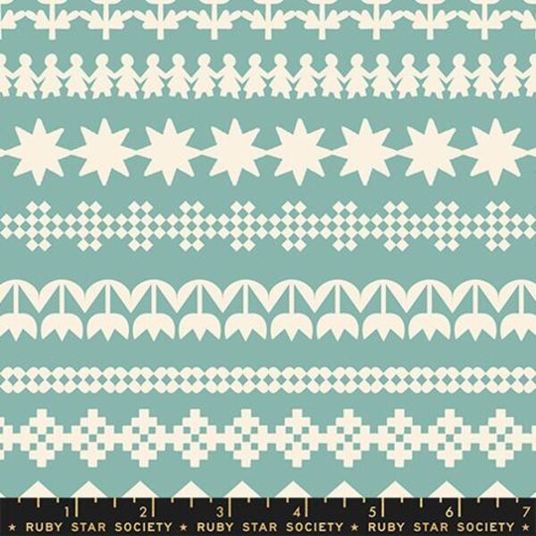Paper Cuttings in Turquoise