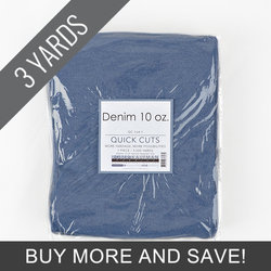 Indigo Denim 10 Oz - 3 Yard Quick Cut