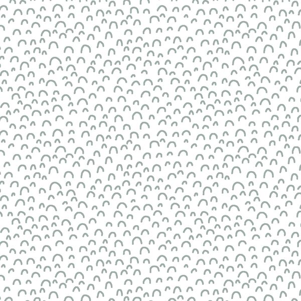 Doodle in Eucalyptus in White