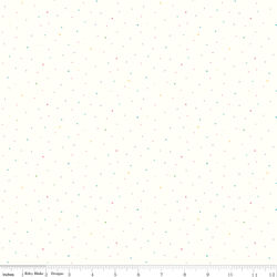 Dapple Dot in Pastel on White