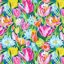 Spring Tulips in Dusk