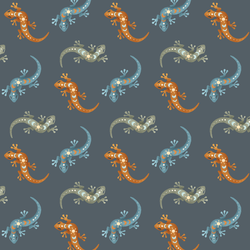 Lizards in Deep Sea