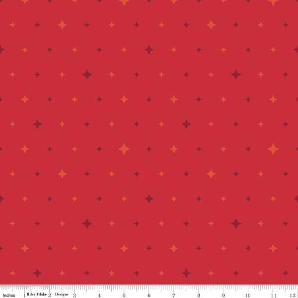 Twinkle Stars in Red