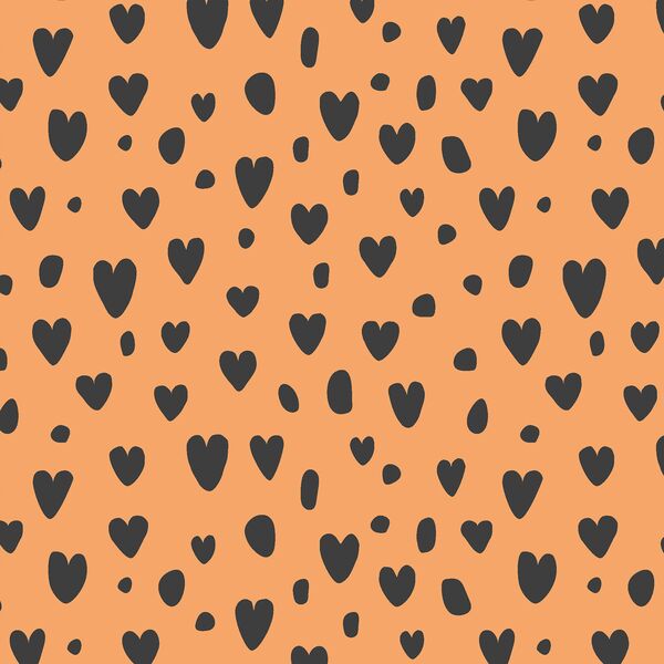 Spotty Hearts in Sunset