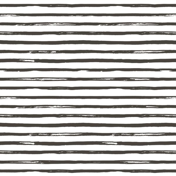 Watercolor Stripes in Ash Brown