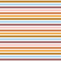 Rainbow Stripe in Autumn Glow
