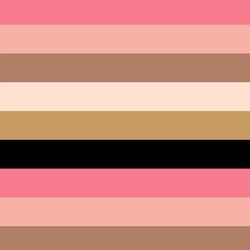 Large Valentine Stripe in Pink