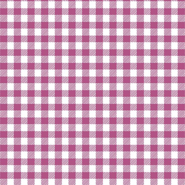 Small Buffalo Plaid in Azalea