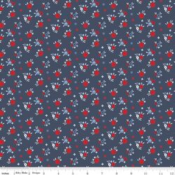 Floral in Denim
