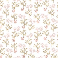Woodland Botanicals in Muted Blush