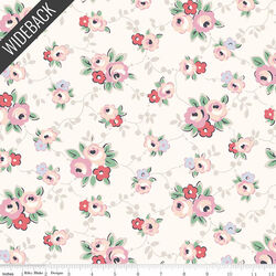 Lattice Floral Wideback in Cream