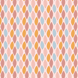 Leaves in Light Pink
