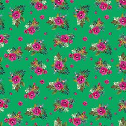 Small Jungle Floral in Leafy Green