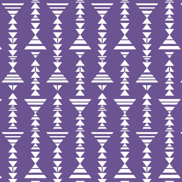 Little Tribal Stripe in Ultra Violet