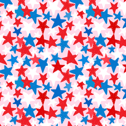Patriotic Stars in Americana