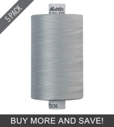 Frost (9141-5236) - Silk Finish Cotton 40wt - 1094 Yards (5 Pack)