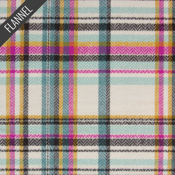 Sketch Plaid Flannel in Tealberry