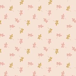 Winged Dragonflies in Lotus Pink