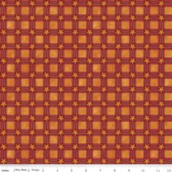 Star Plaid in Pumpkin