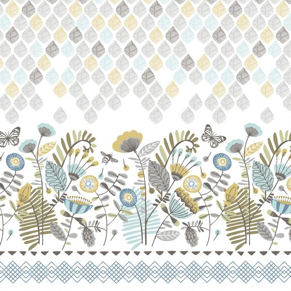 Botanical Border in Thicket