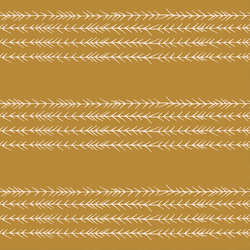 Pine Stripe in Dark Gold and Pale Pink