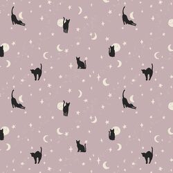 Moonstruck Cats in Lilac