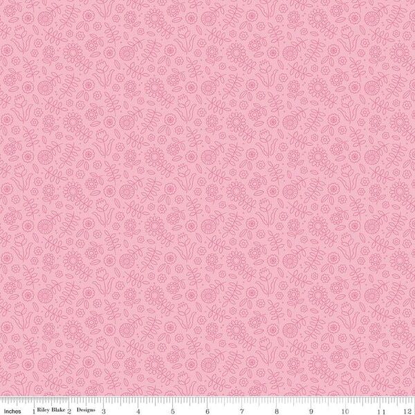 Tonal Floral in Pink
