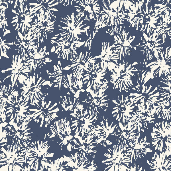 Wild Blooms in Blue