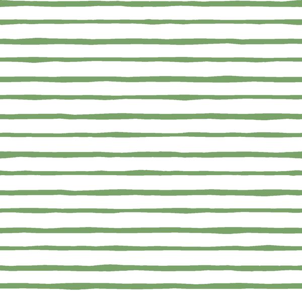Artisan Stripe in Pistachio on White