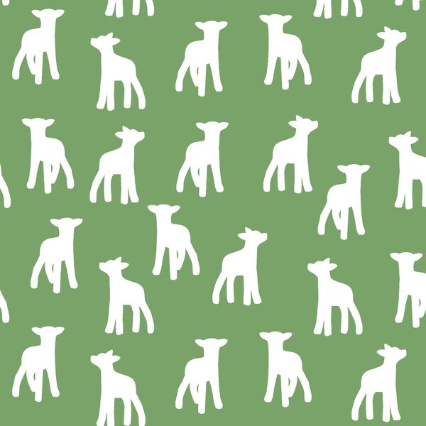Lamb Silhouette in Pistachio