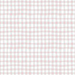 Organic Gingham in Blush