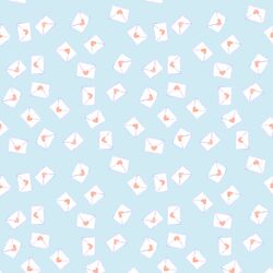 Love Letters in Aqua