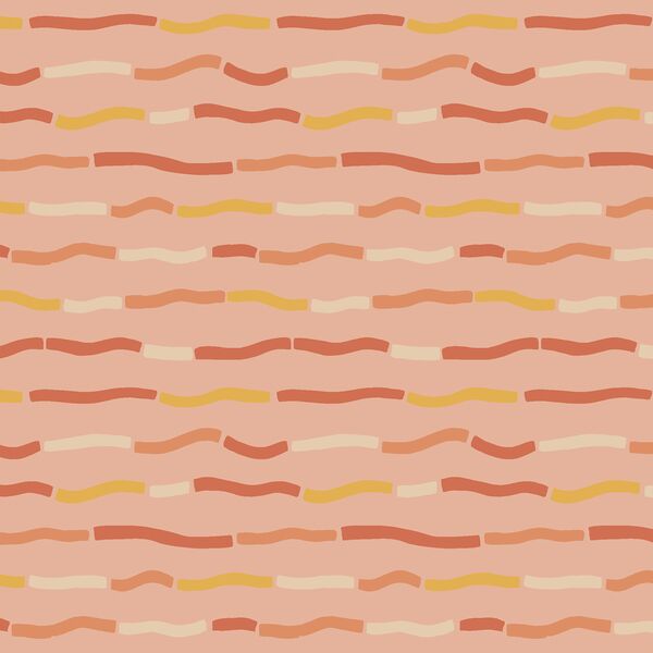 Heat Waves in Sunkissed Pink