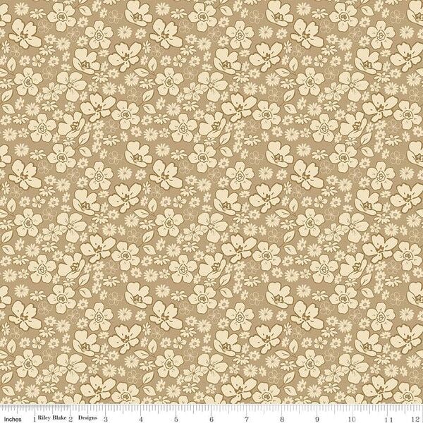 Tonal in Floral Camel