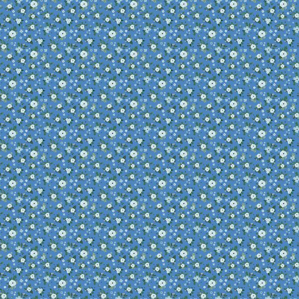 Dainty Blue Harbour Flowers in Bright Blue