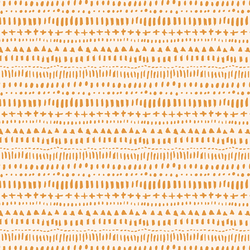 Sketchy Tribal in Apricot Cream