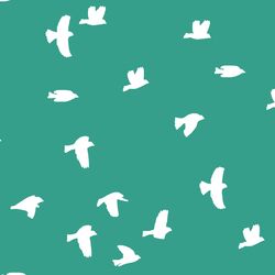 Flock Silhouette in Jade