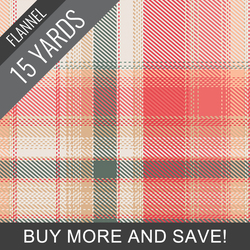 Picnic on the Prairie Flannel in Bloom - 15 Yard Bolt