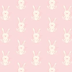 Spring Bunny in Pink Lace