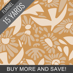 Evolve Flannel in Queen Bee - 15 Yard Bolt